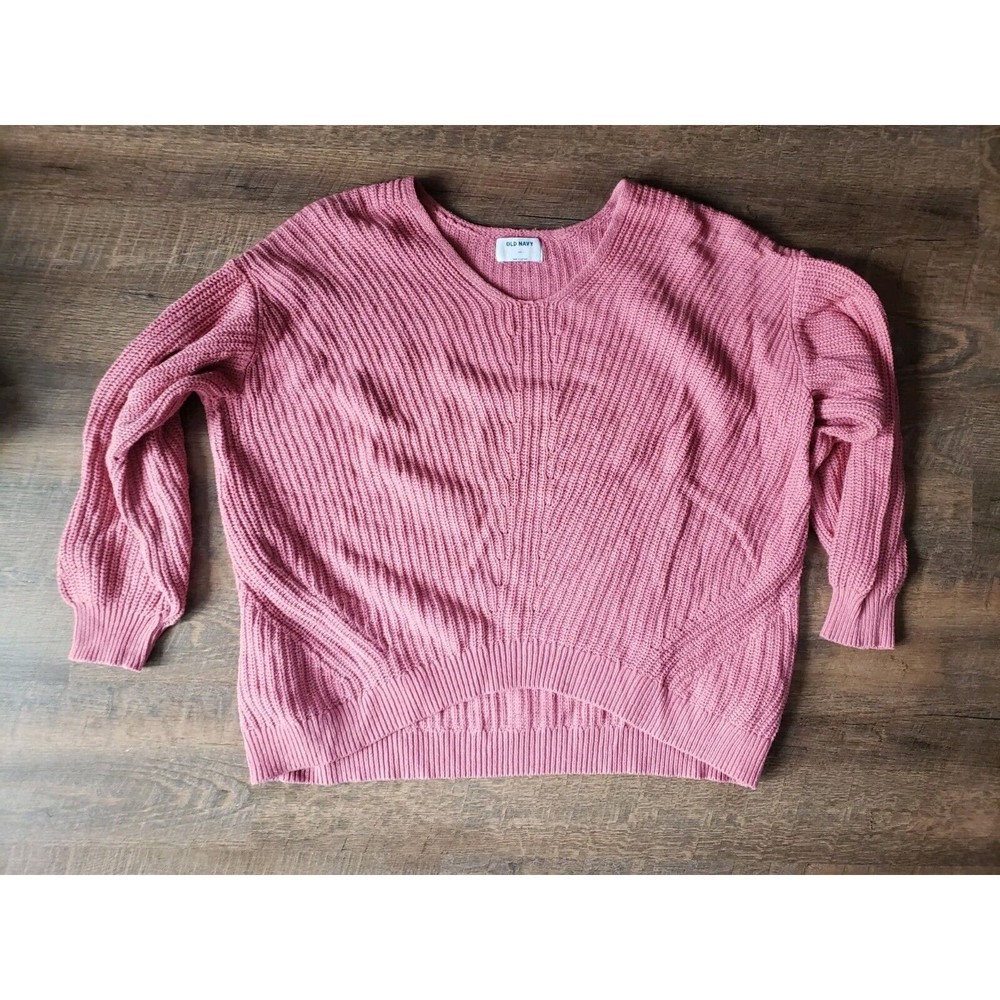 Old Navy Pink Oversize Chunky Sweater Womens XXL